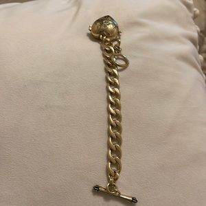 Juicy Couture gold charm bracelet